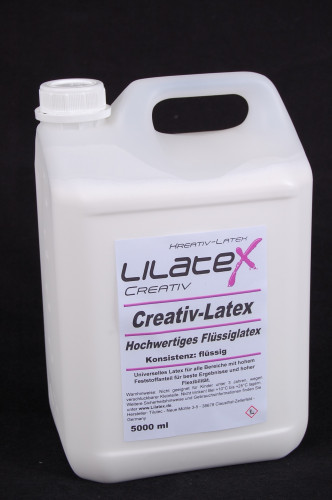 Lilatex Creativ Latex 5 Liter  Latexmilch - Flüssiglatex